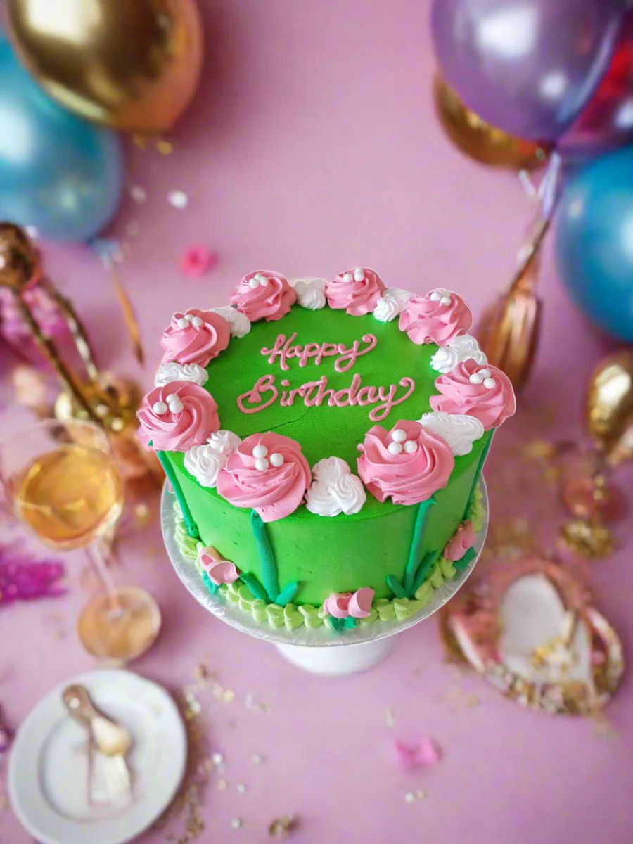 Garden Birthday Cake - Image 3