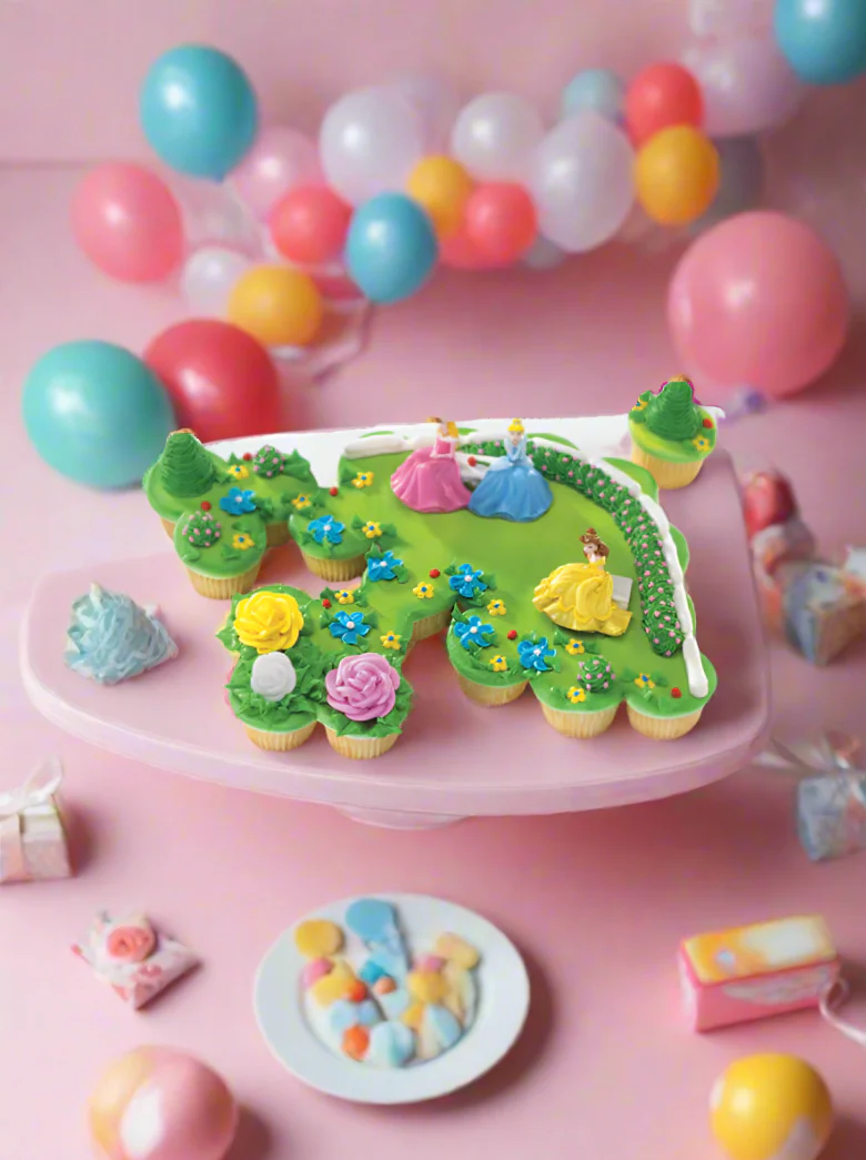 Garden Royalty Theme Cupcakes - Image 2