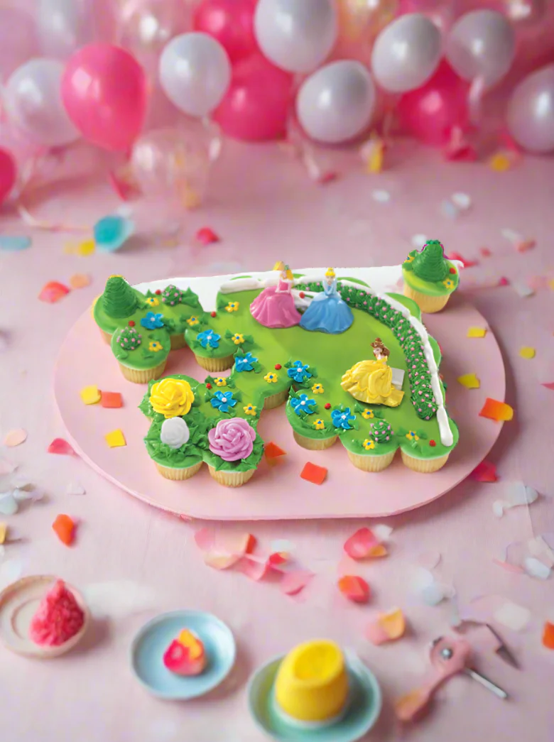Garden Royalty Theme Cupcakes - Image 4