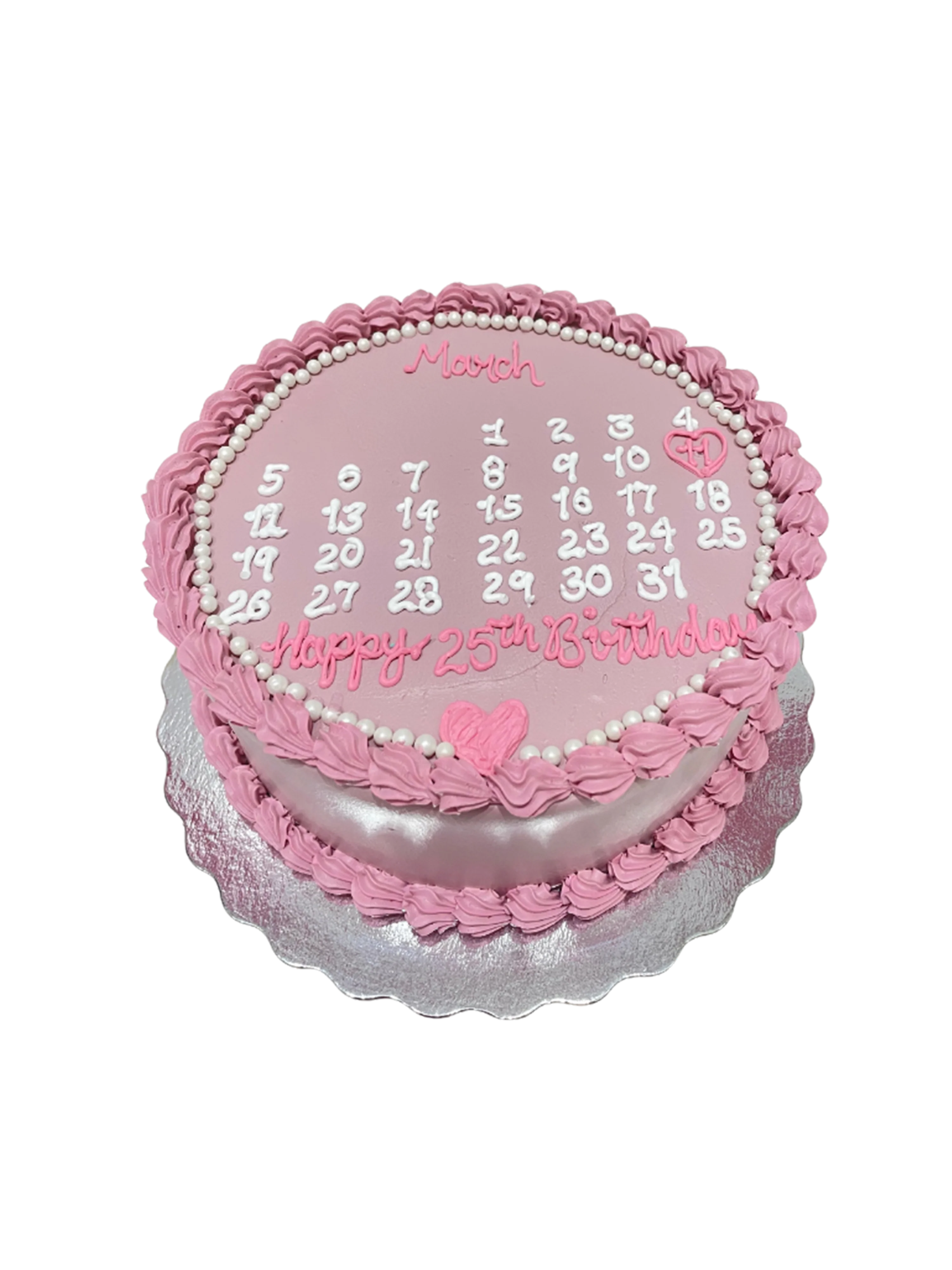 Geet Calender Birthday Cake