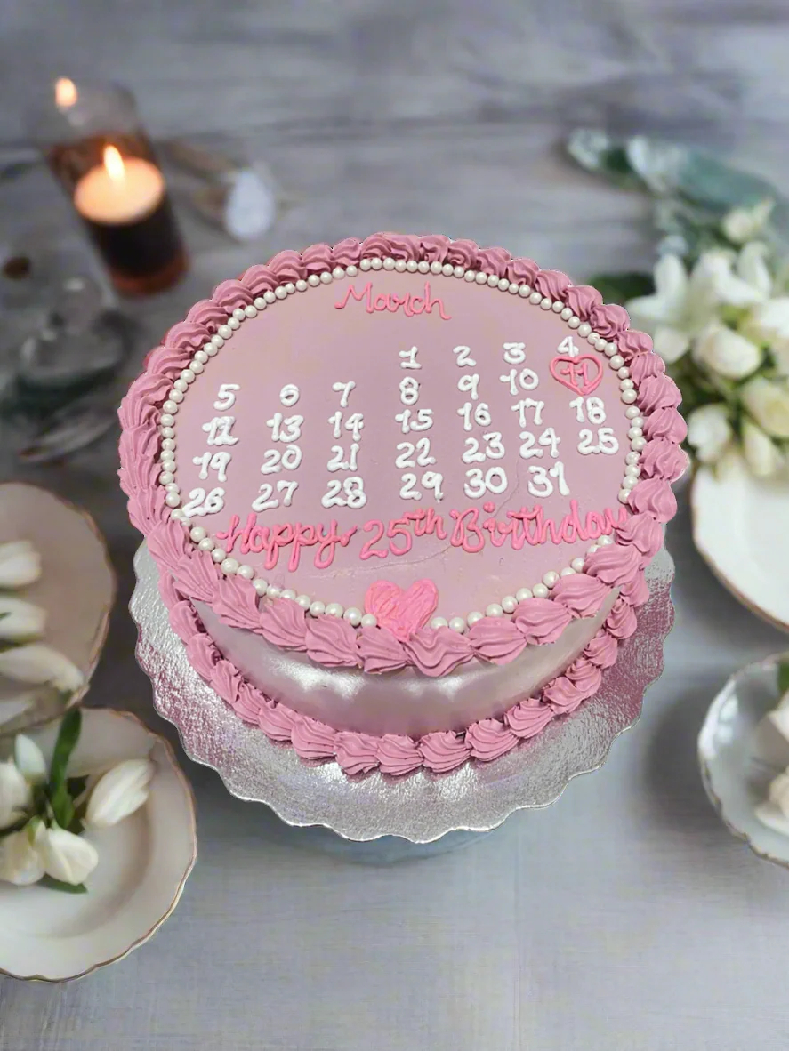 Geet Calender Birthday Cake - Image 2
