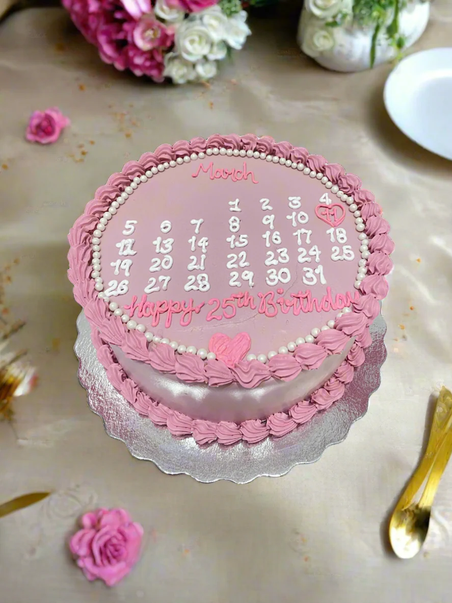 Geet Calender Birthday Cake - Image 3