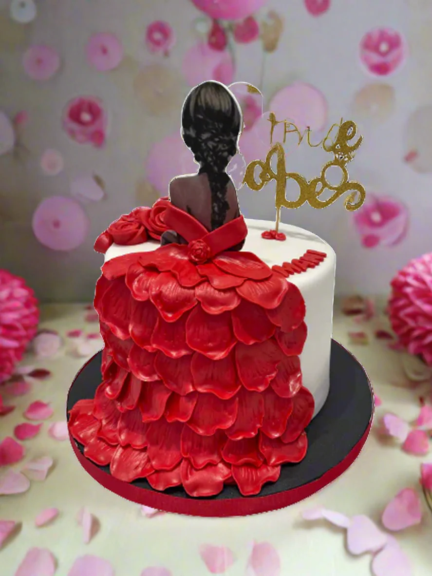 Genelia Bride To Be Fondant Cake - Image 2