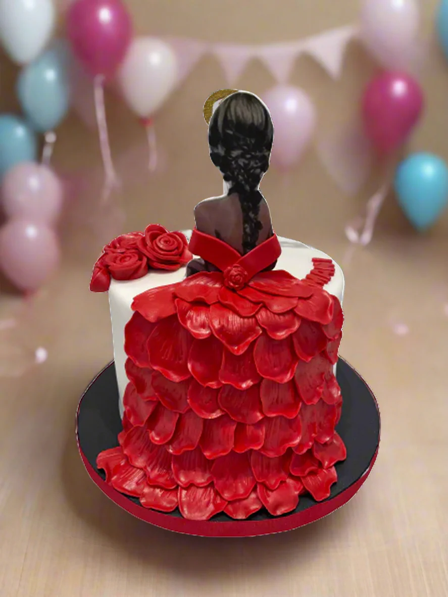 Genelia Bride To Be Fondant Cake - Image 3
