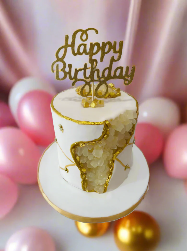 Geode Effect Fondant Cake - Image 3