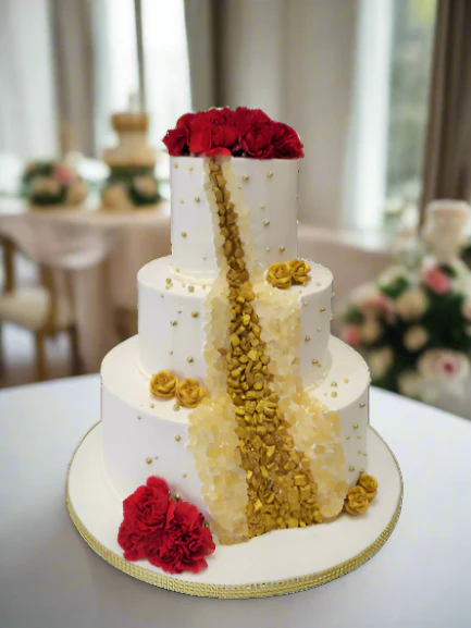 Geode Effect Wedding Cake - Image 3