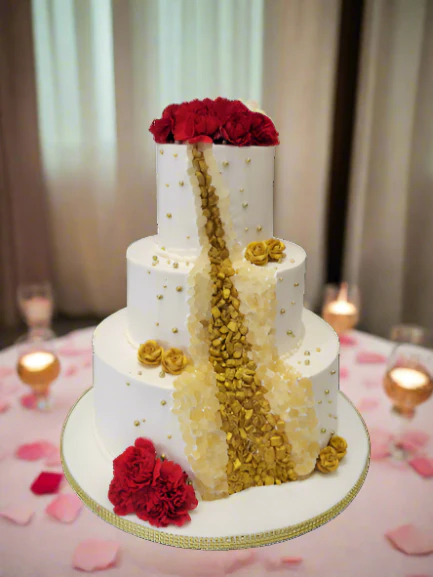 Geode Effect Wedding Cake - Image 4