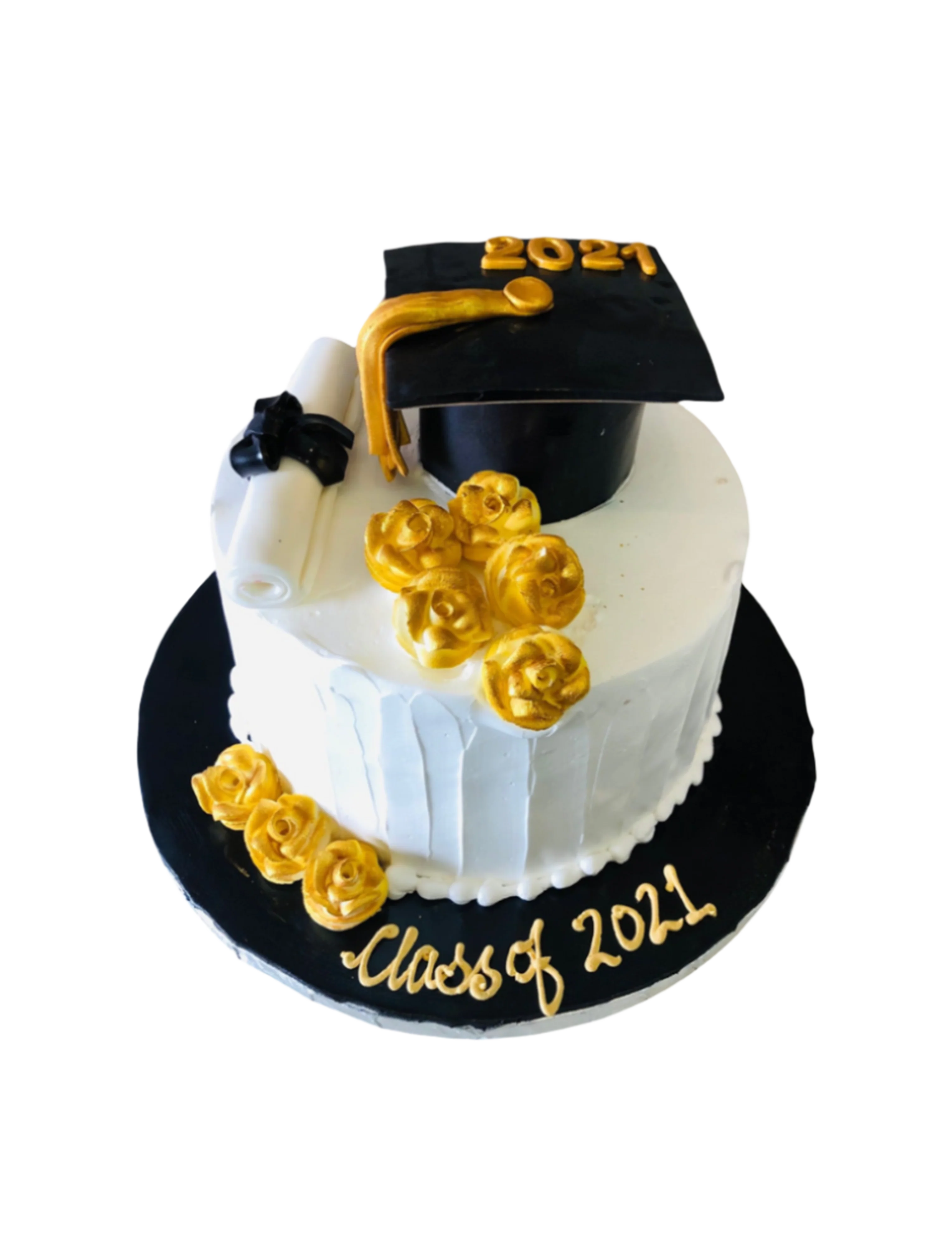 Graduation Cream Cake