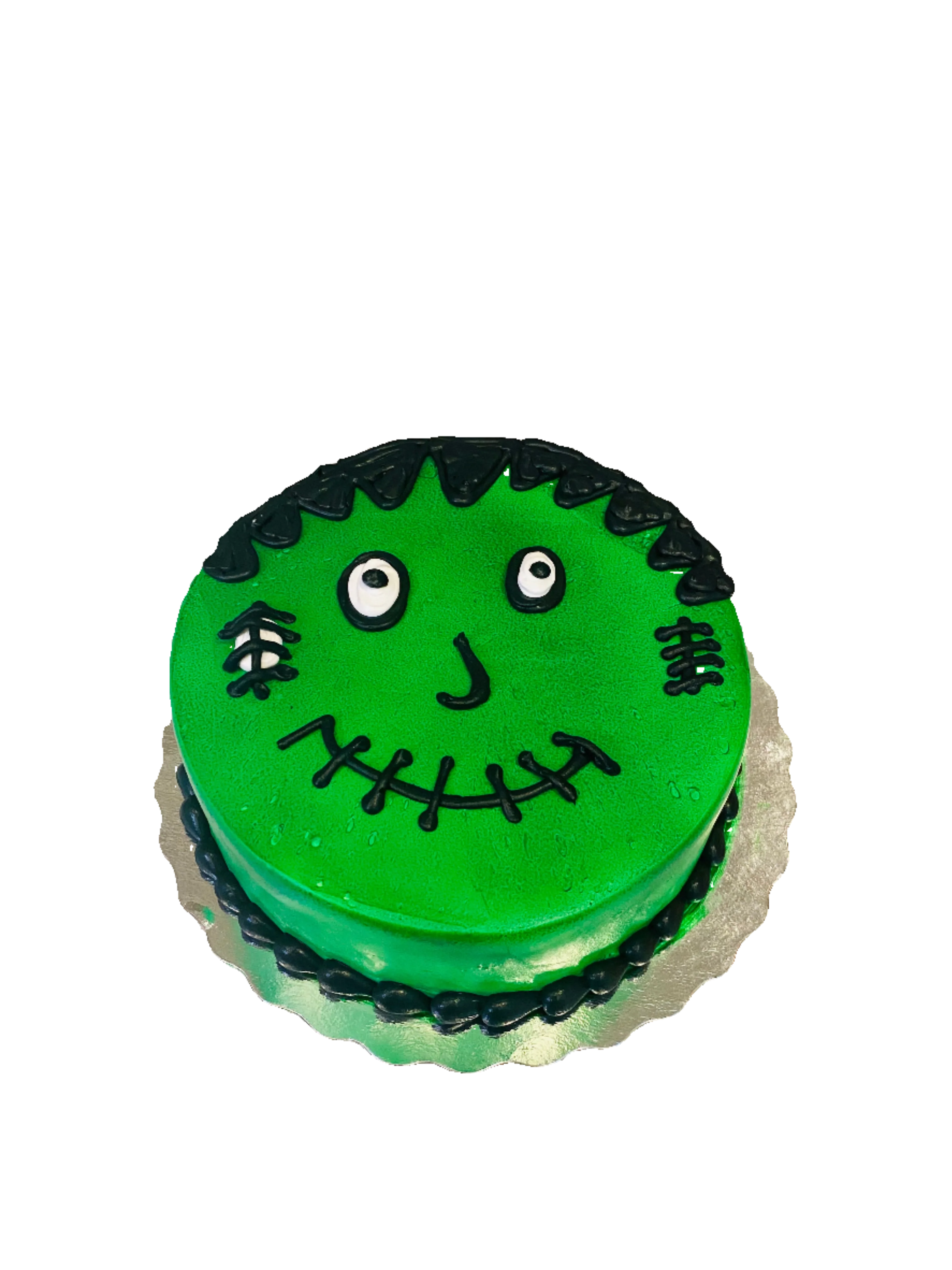 Green Halloween Monster Cake - Image 5