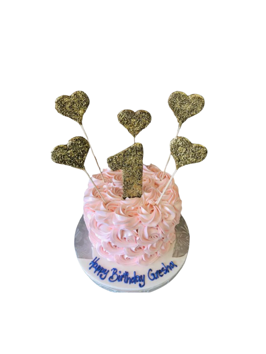 Gresha Rosette Smash Cake