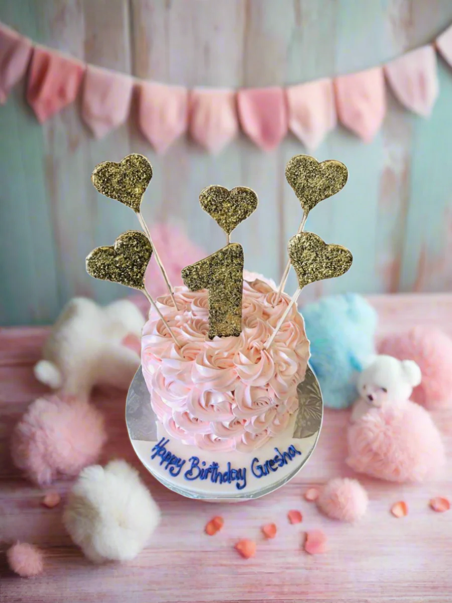 Gresha Rosette Smash Cake - Image 2