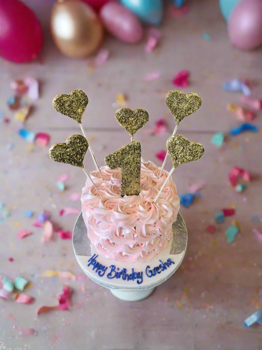 Gresha Rosette Smash Cake - Image 5