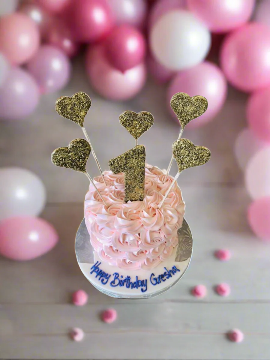 Gresha Rosette Smash Cake - Image 6