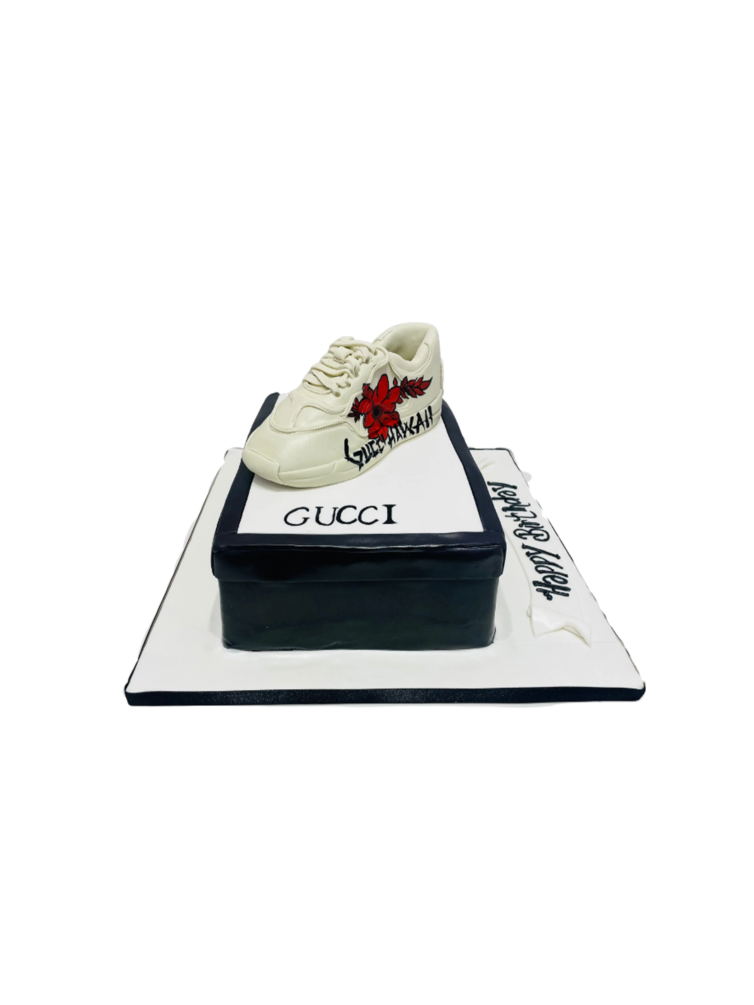 Gucci Shoe Box Fondant Cake