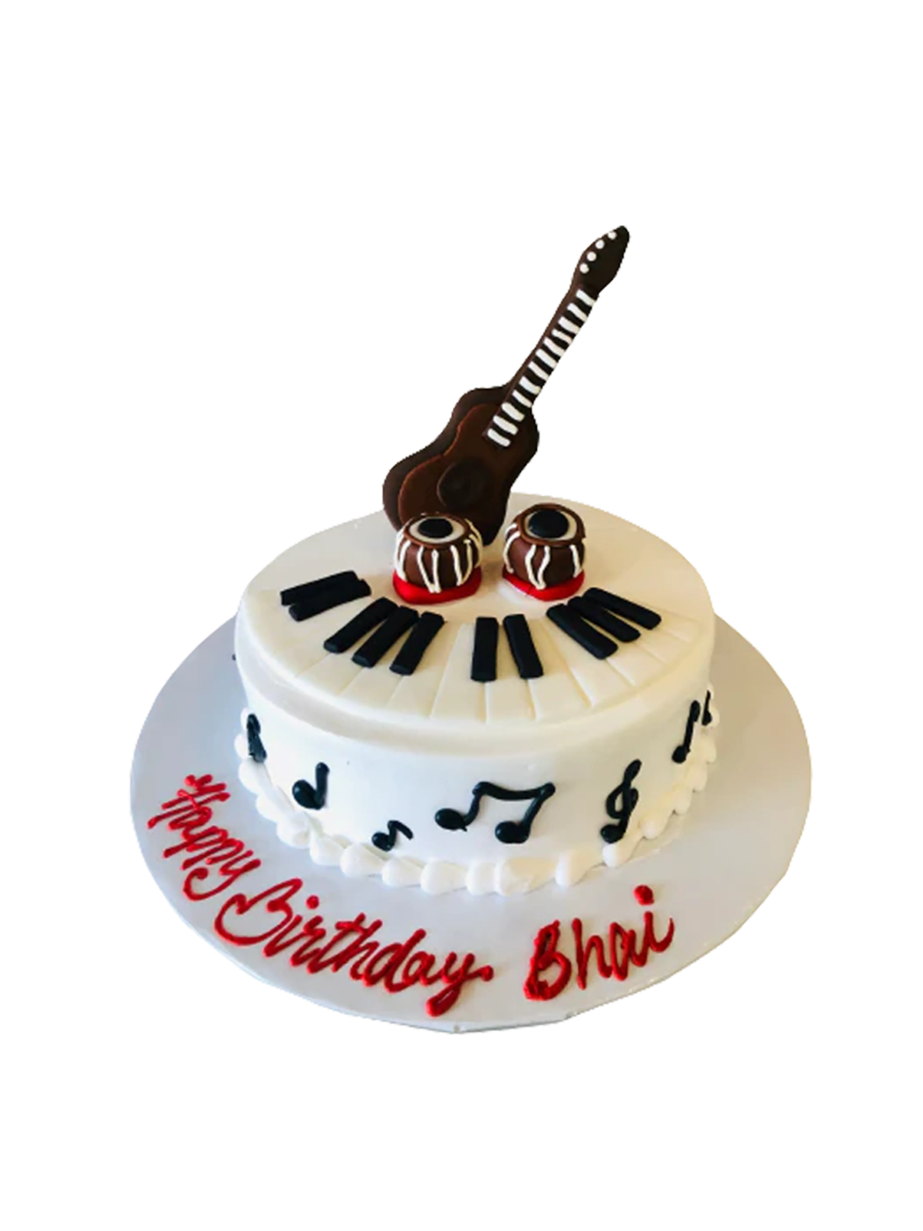 Guitar Cream Cake
