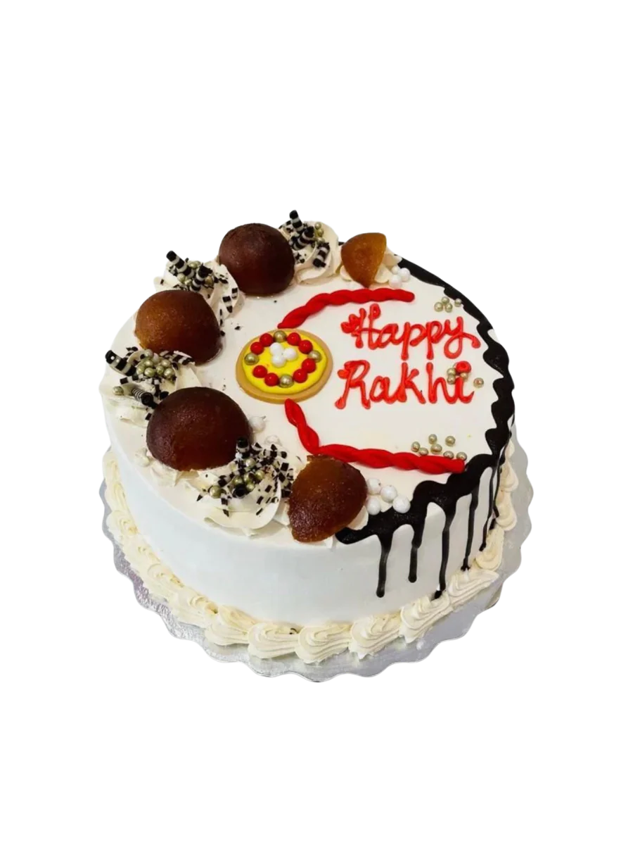 Gulab Jamun Rakhi Cake