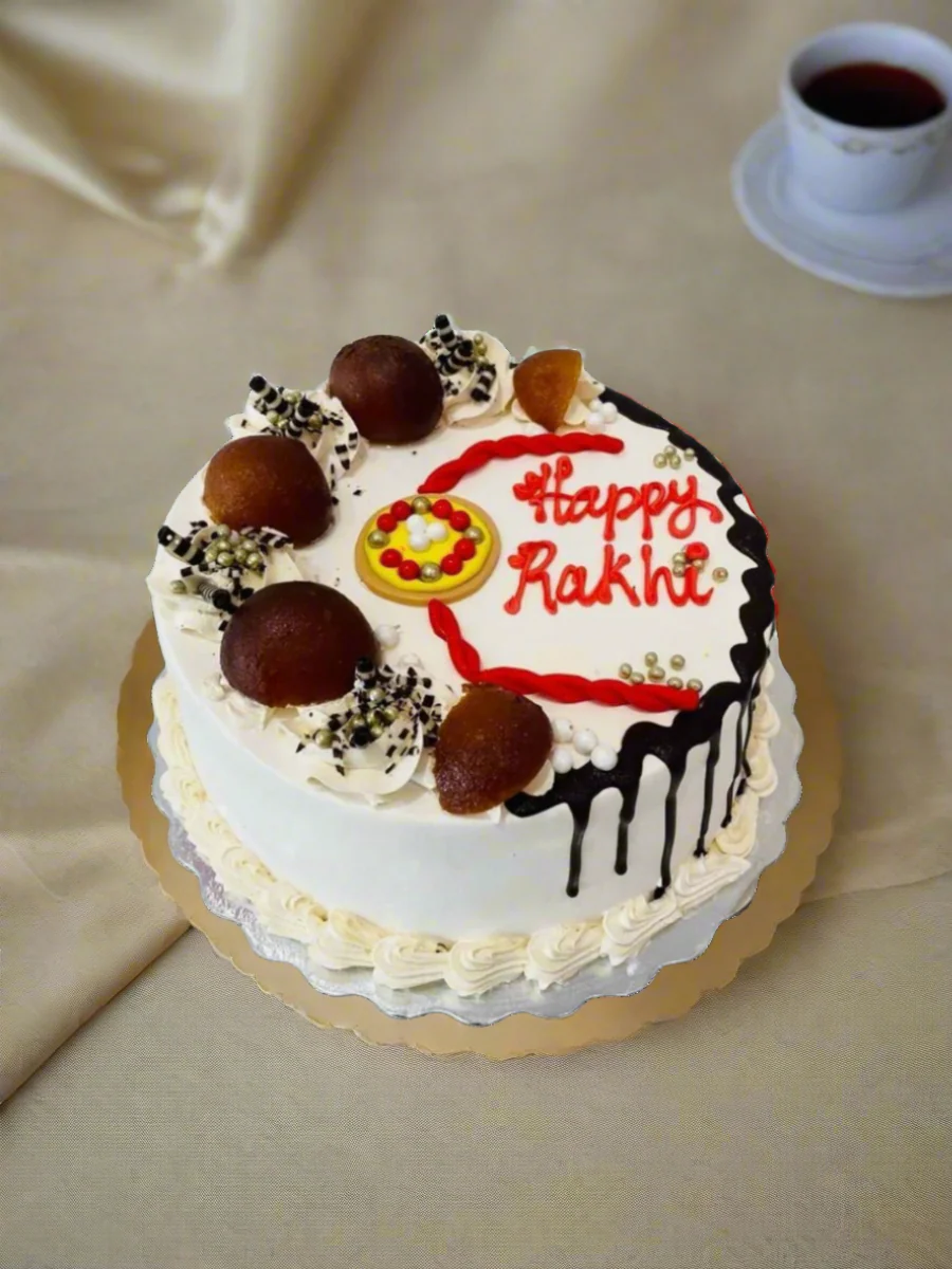 Gulab Jamun Rakhi Cake - Image 7