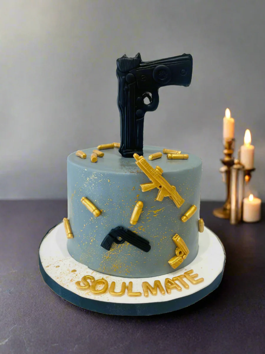 Gun Fondant Cake - Image 5