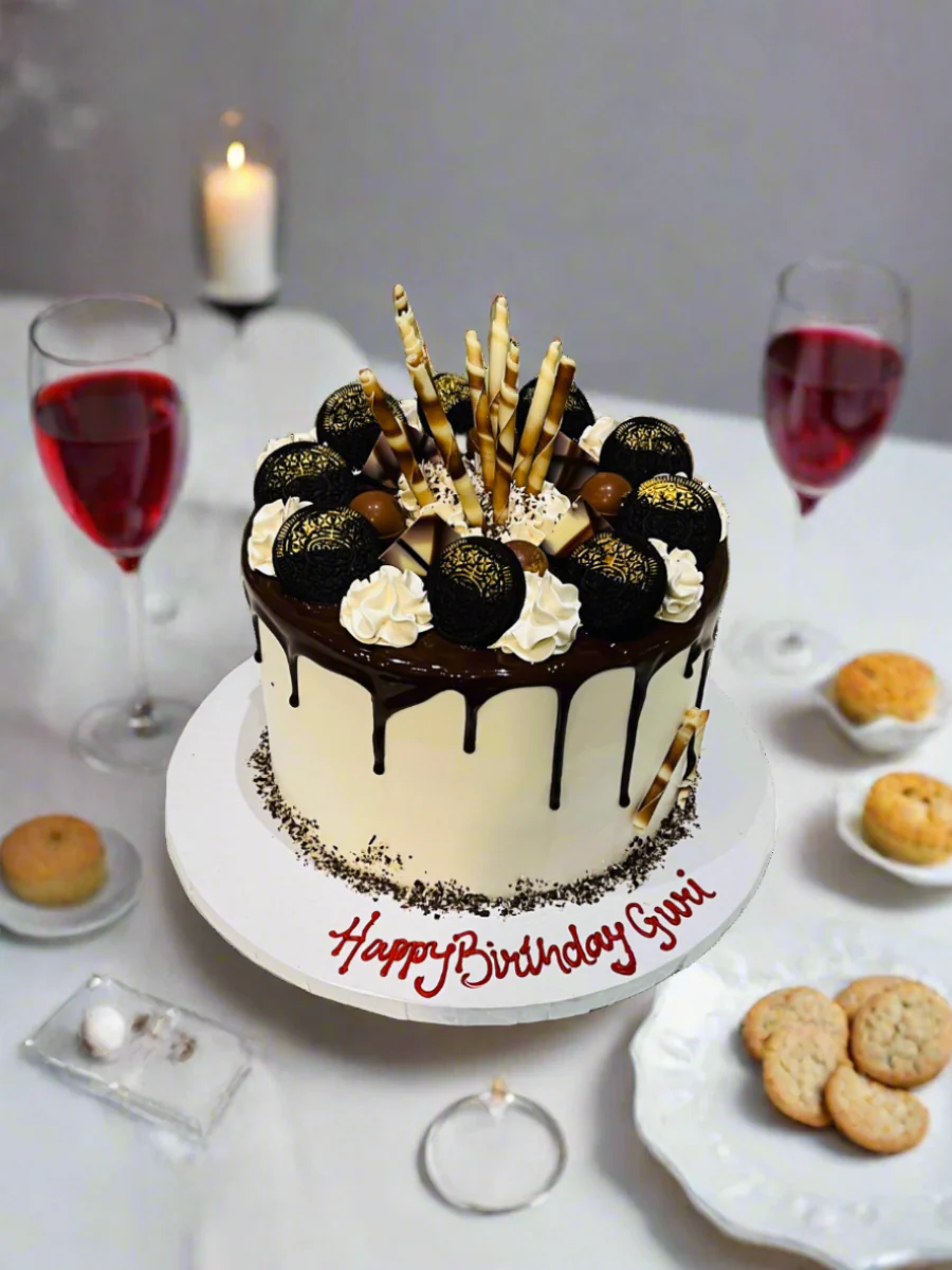 Guri Chocolate Drip Cake - Image 3