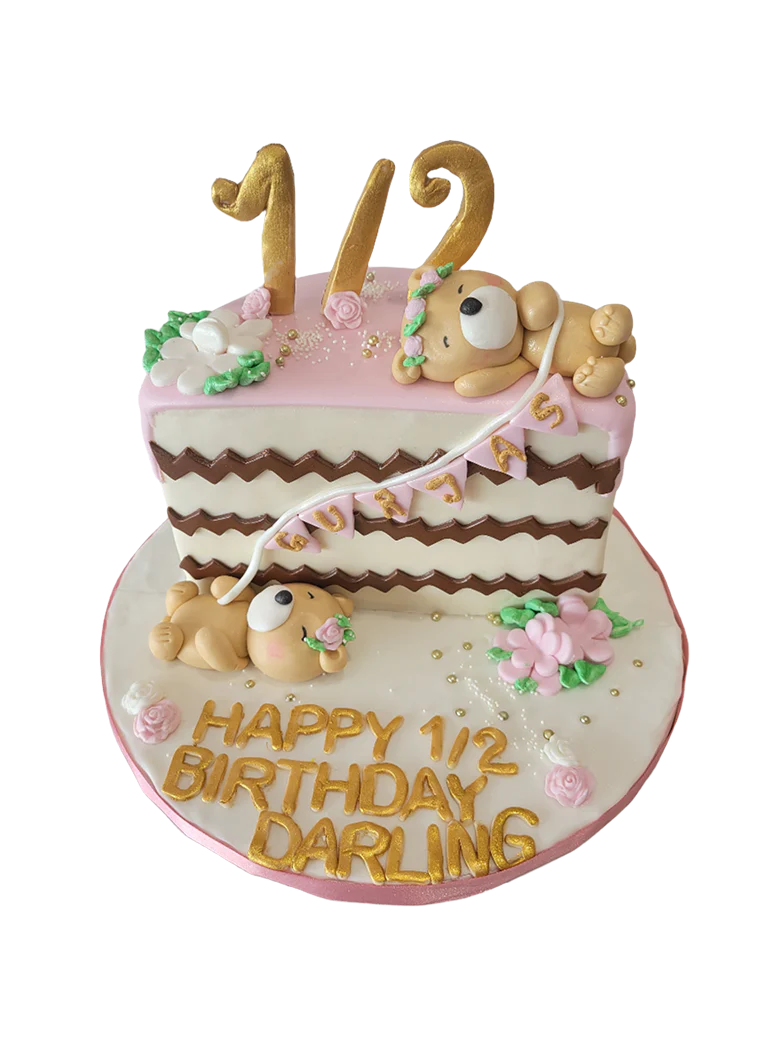 Gurjas Half Birthday Fondant Cake