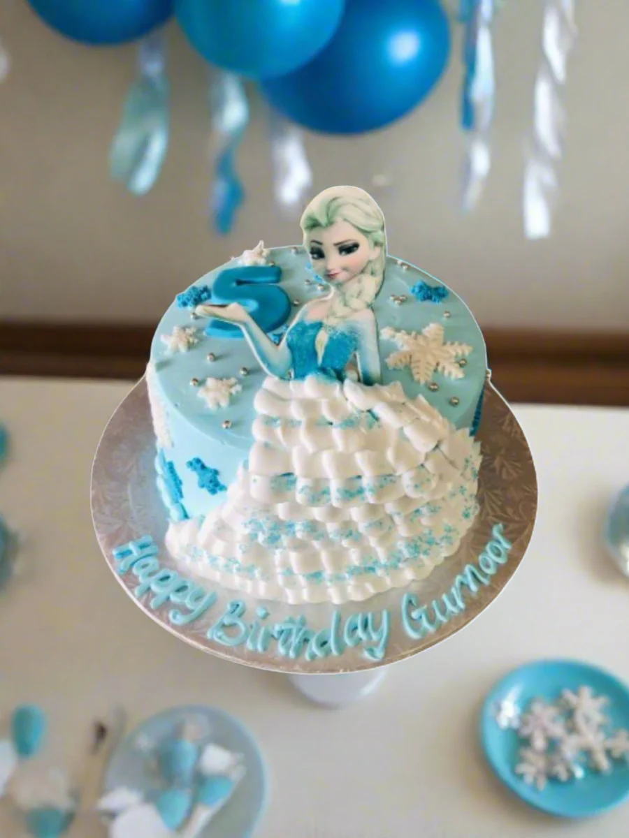 Gurnoor Frozen Birthday Cake - Image 2