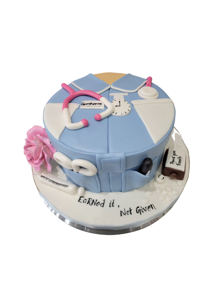 Gursharan Doctor Fondant Cake