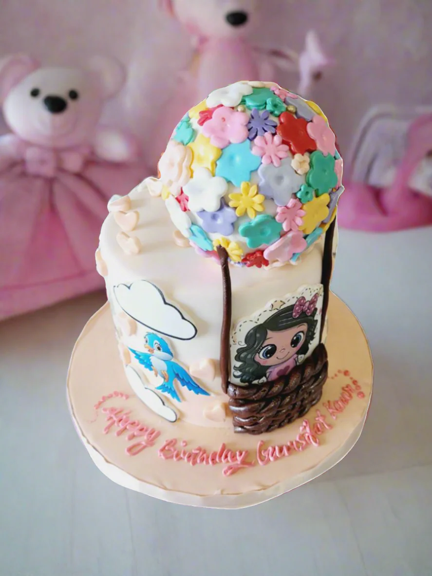 Gursifat Fondant Birthday Cake - Image 2