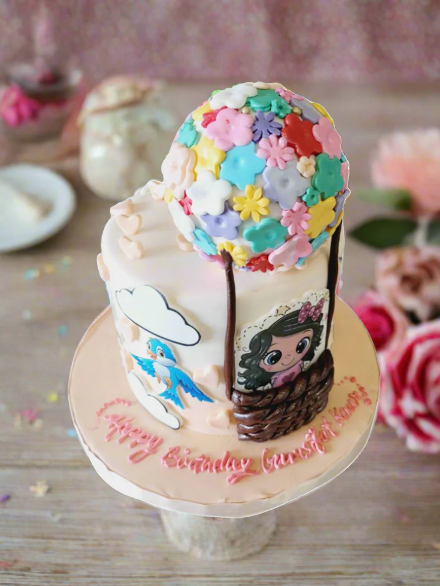 Gursifat Fondant Birthday Cake - Image 3