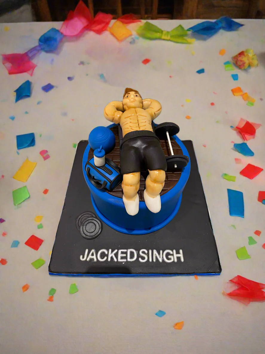 Gym Fondant Cake - Image 2