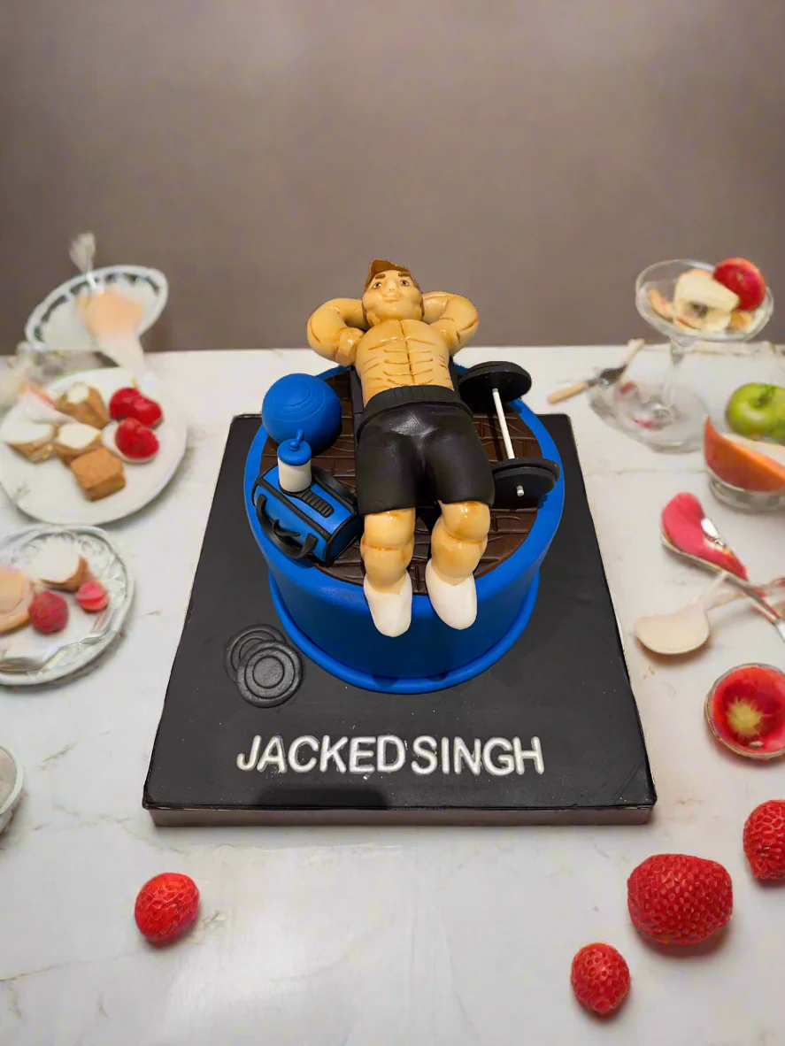 Gym Fondant Cake - Image 3