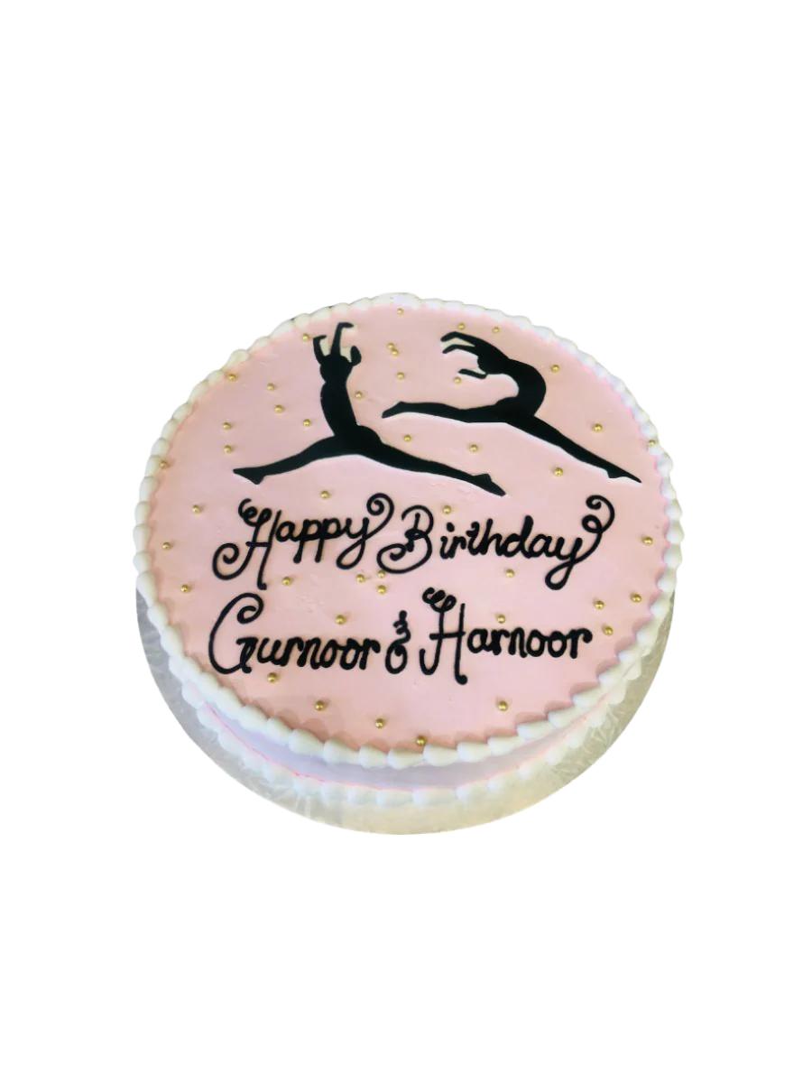 Gymnast Photo Cake