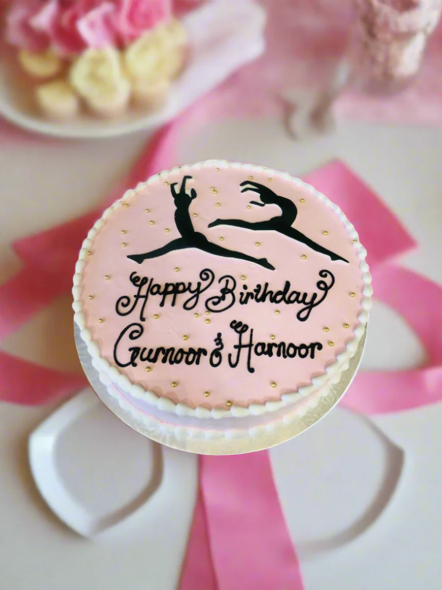 Gymnast Photo Cake - Image 2
