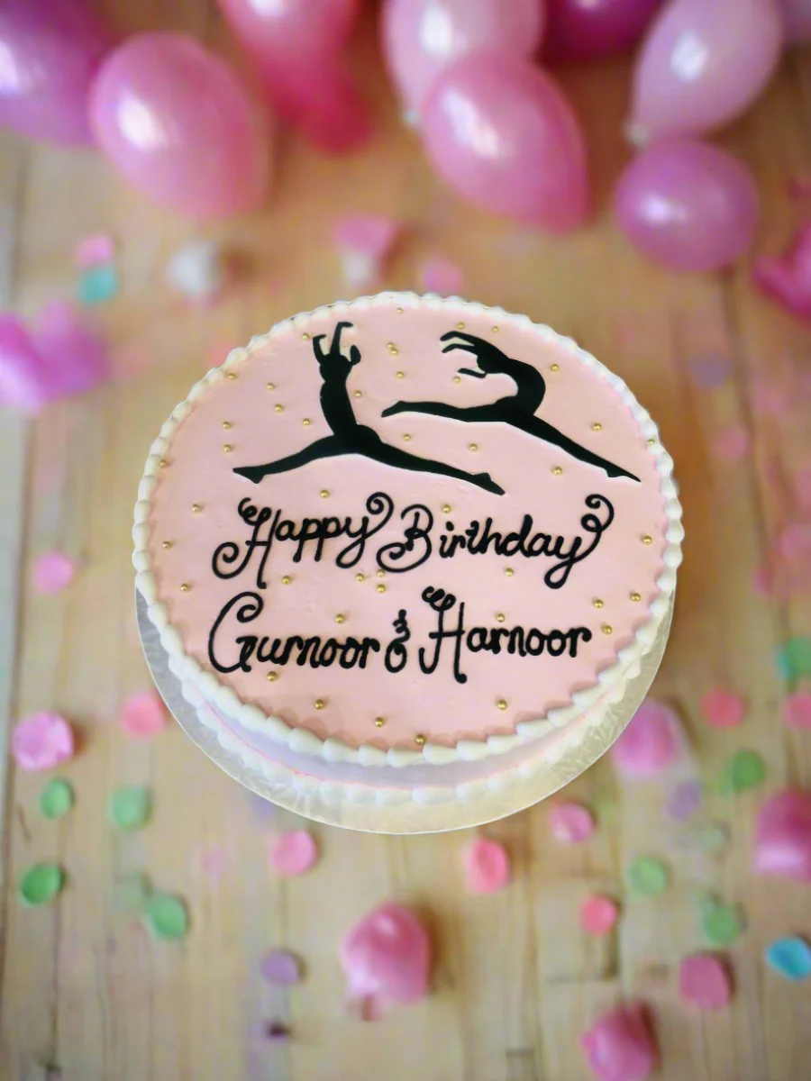 Gymnast Photo Cake - Image 3
