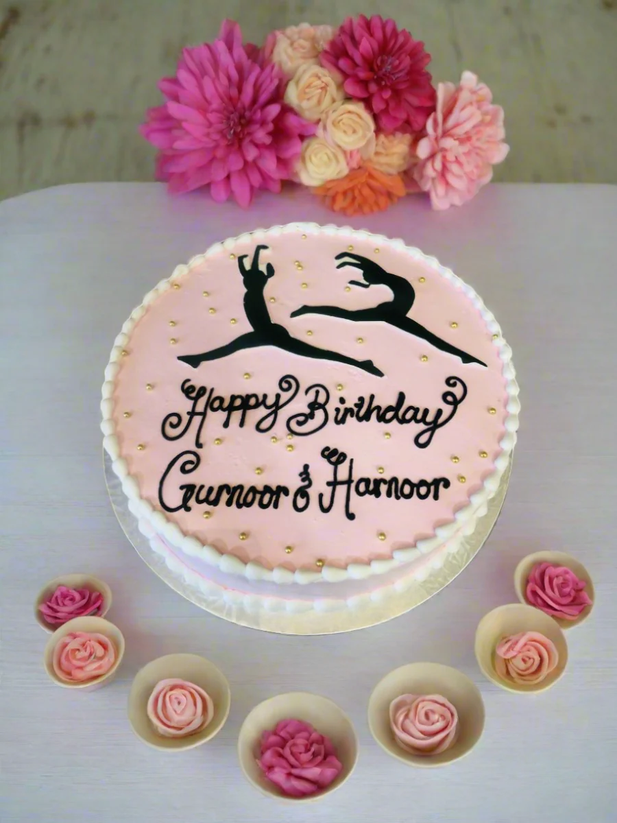 Gymnast Photo Cake - Image 4