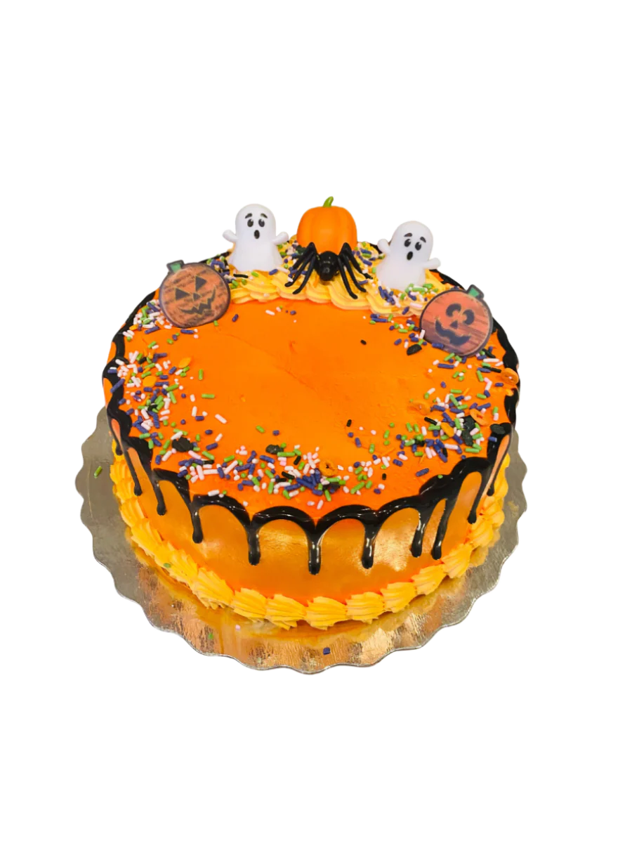 Halloween Ghost Cream Cake