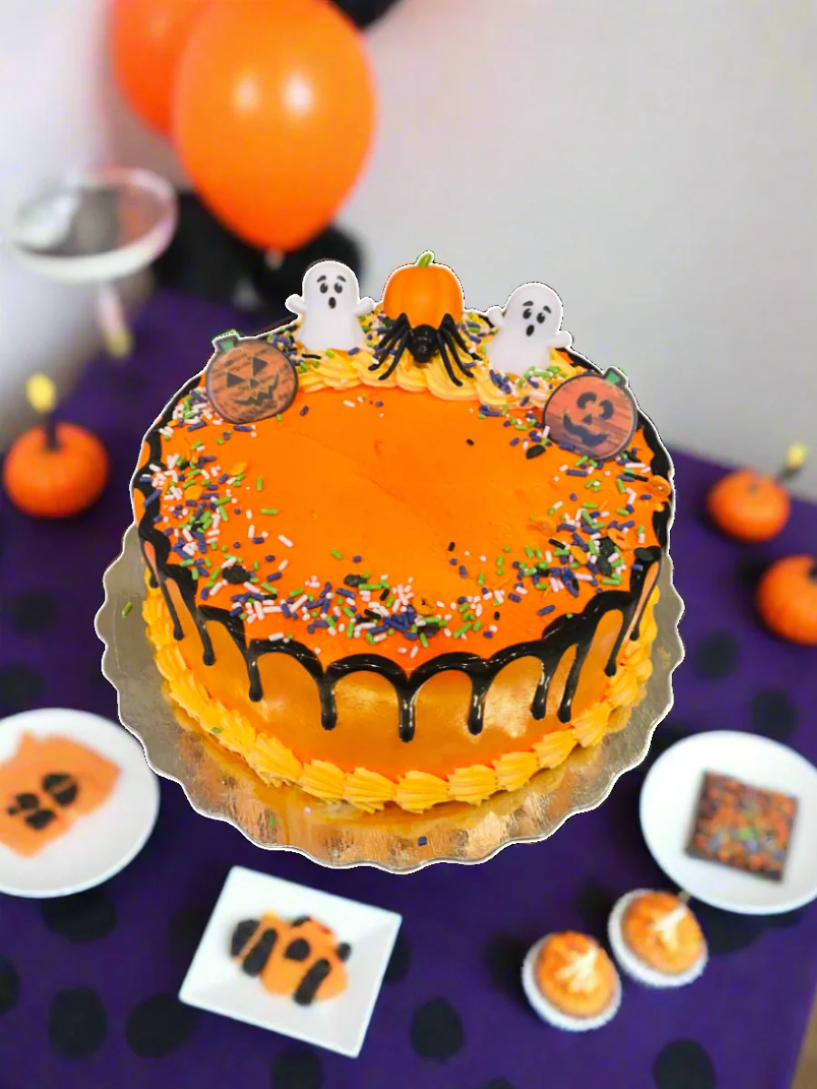 Halloween Ghost Cream Cake - Image 3