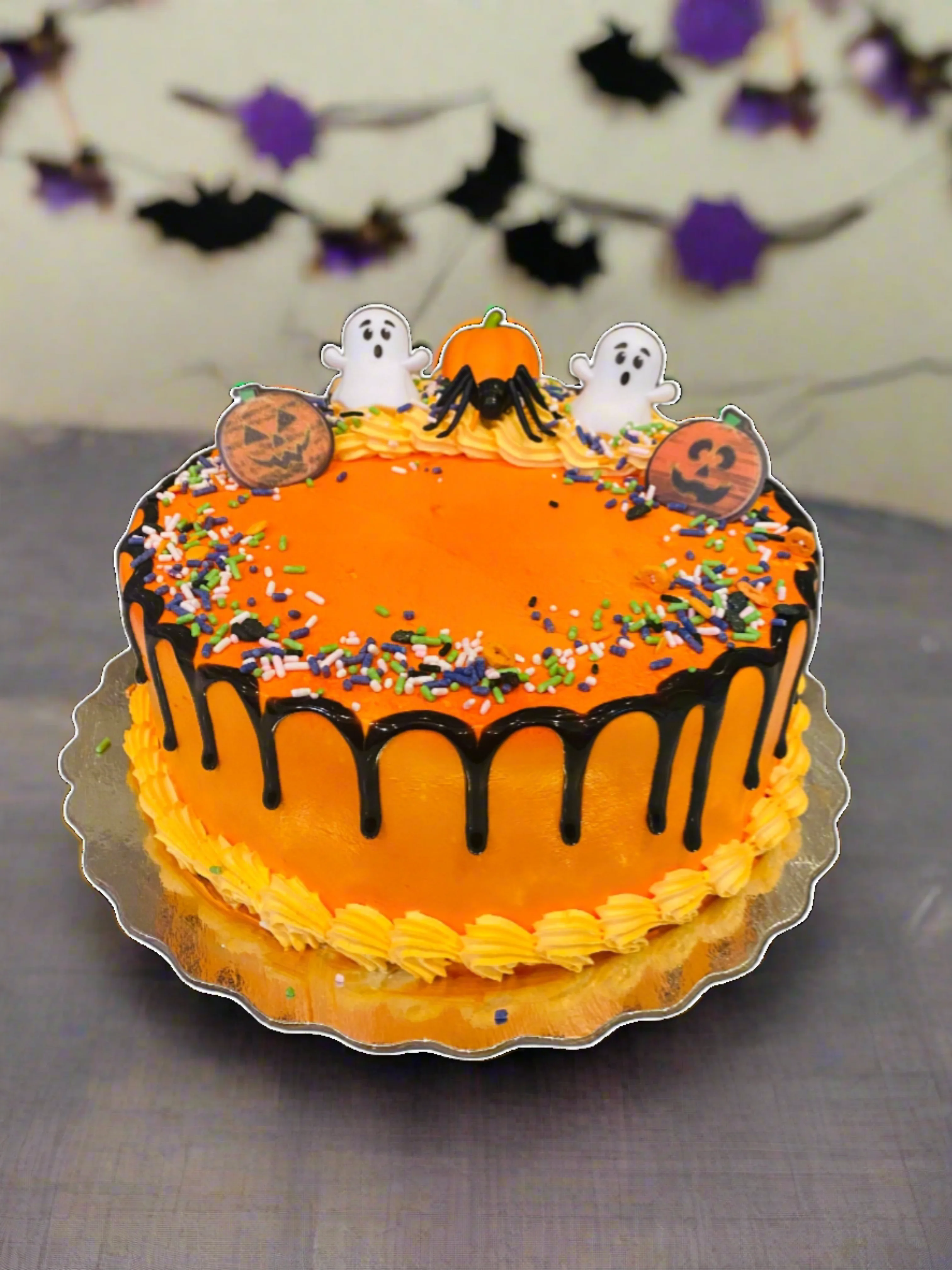 Halloween Ghost Cream Cake - Image 6