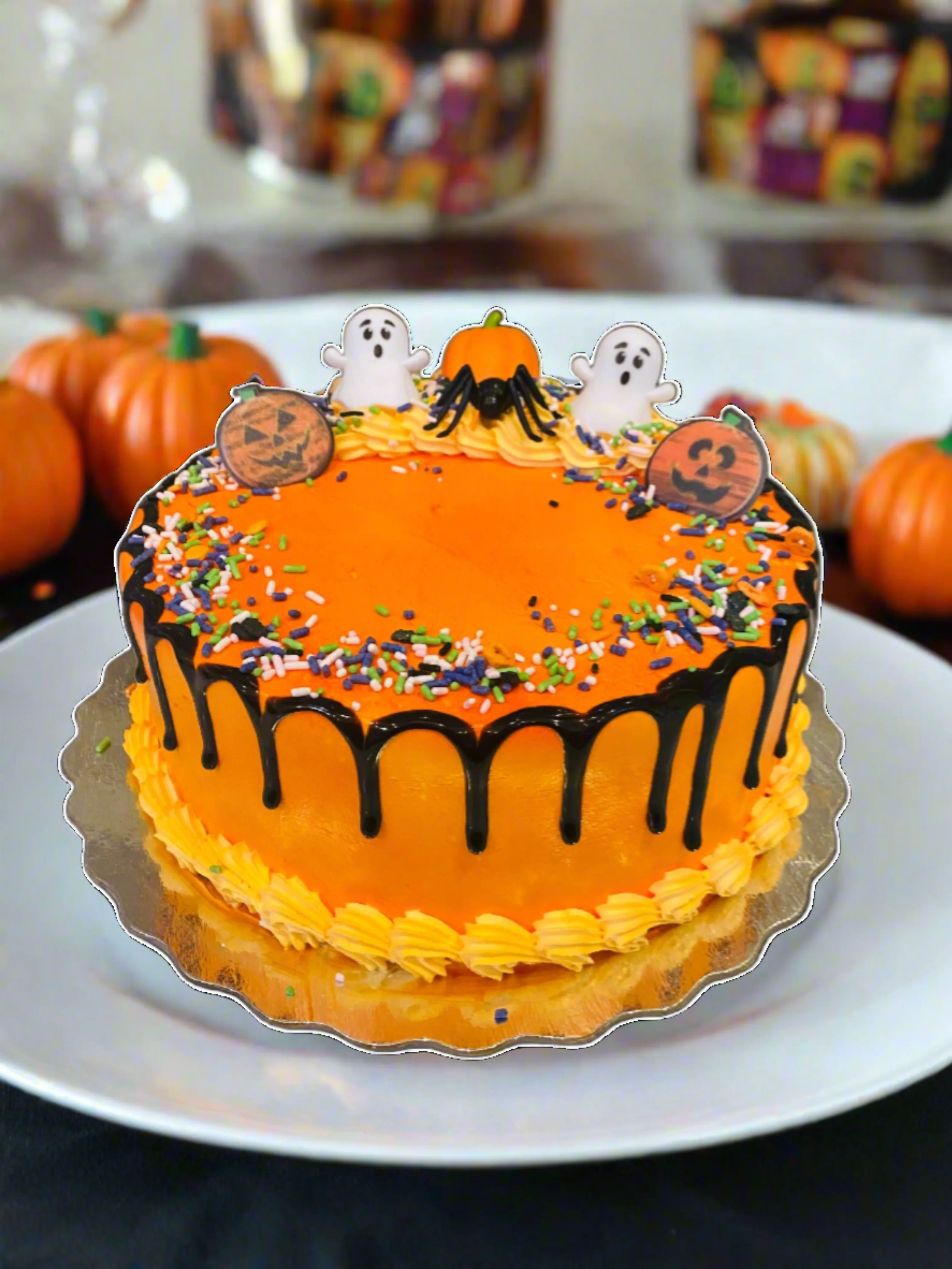 Halloween Ghost Cream Cake - Image 7