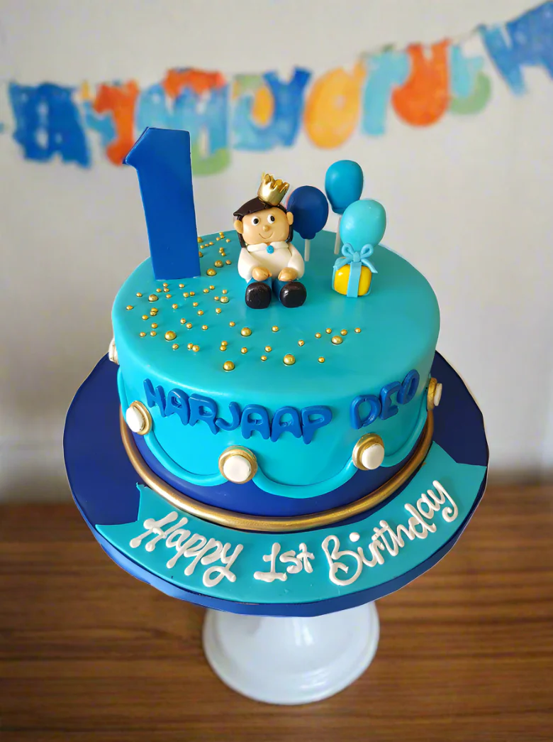 Harjaap Fondant Cake - Image 4