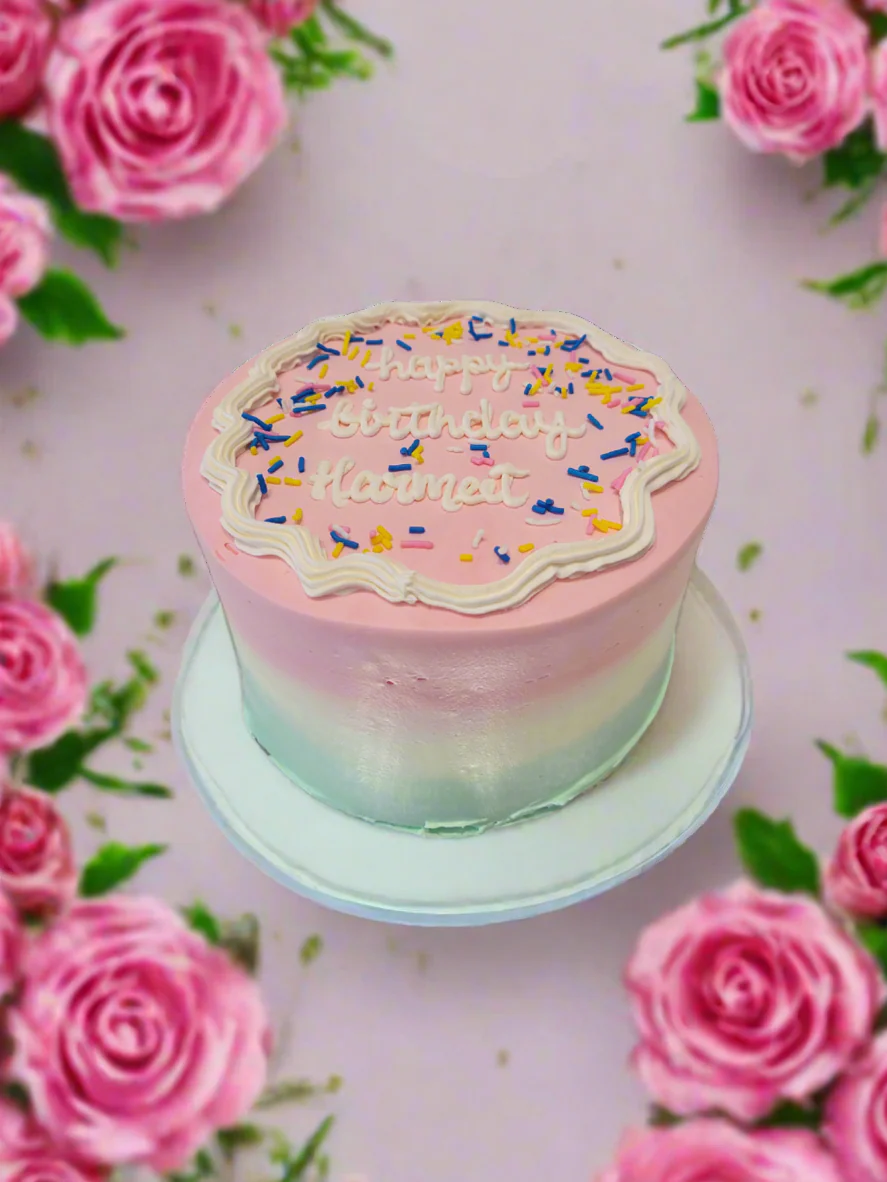 Harmeet Multicolored Birthday Cake - Image 2