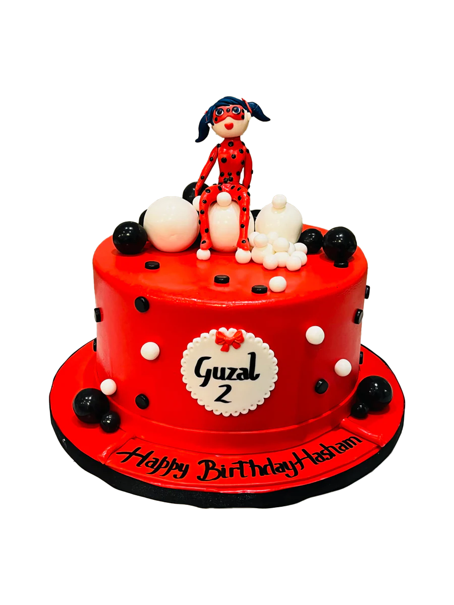 Hasham Miraculous Ladybug Fondant Cake