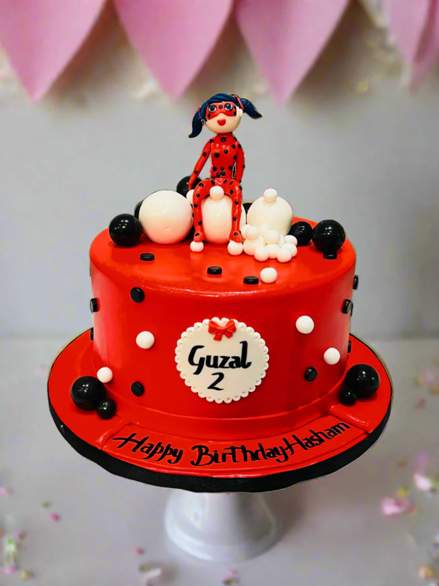 Hasham Miraculous Ladybug Fondant Cake - Image 6