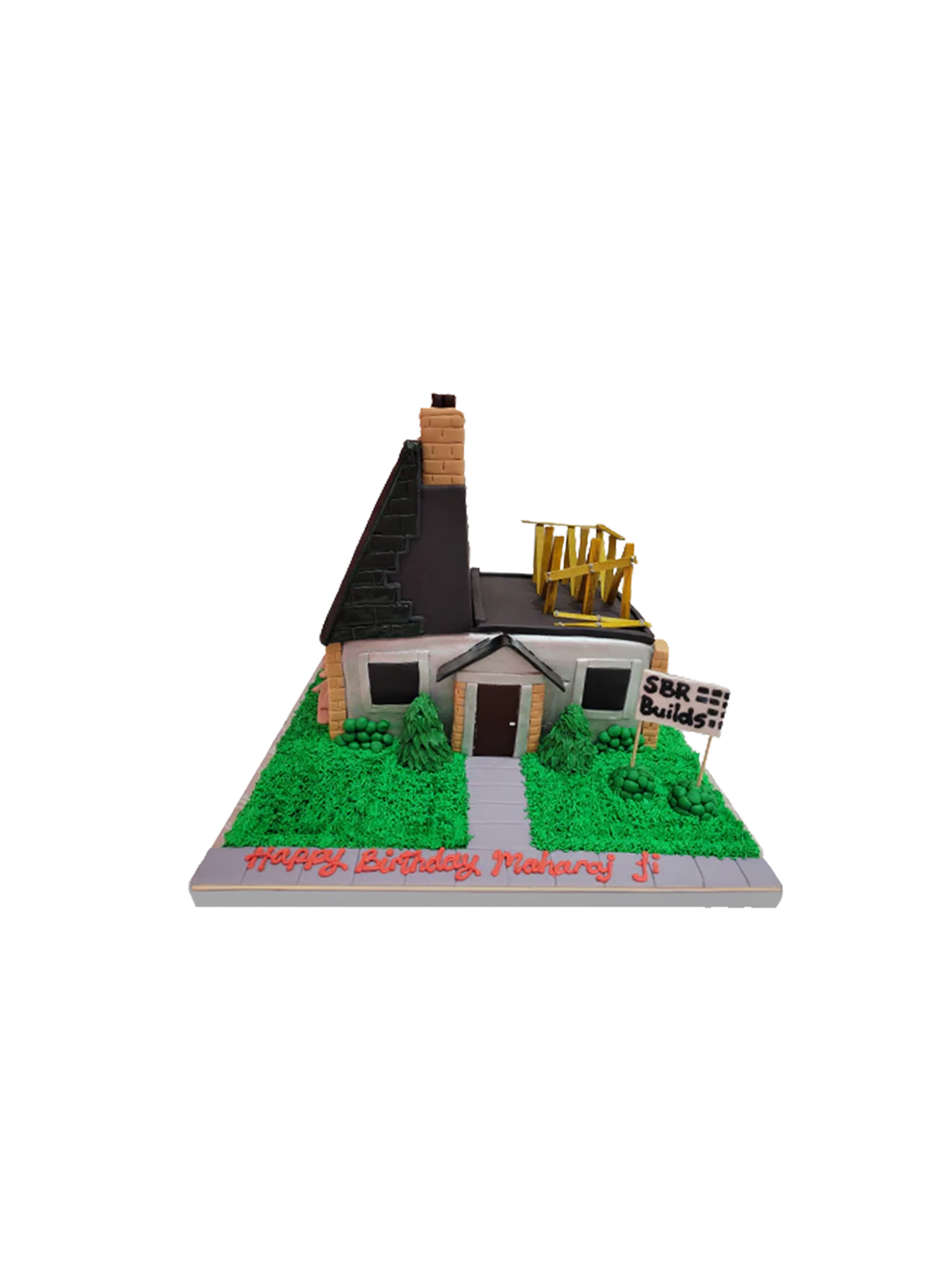 Home Building Custom Cake
