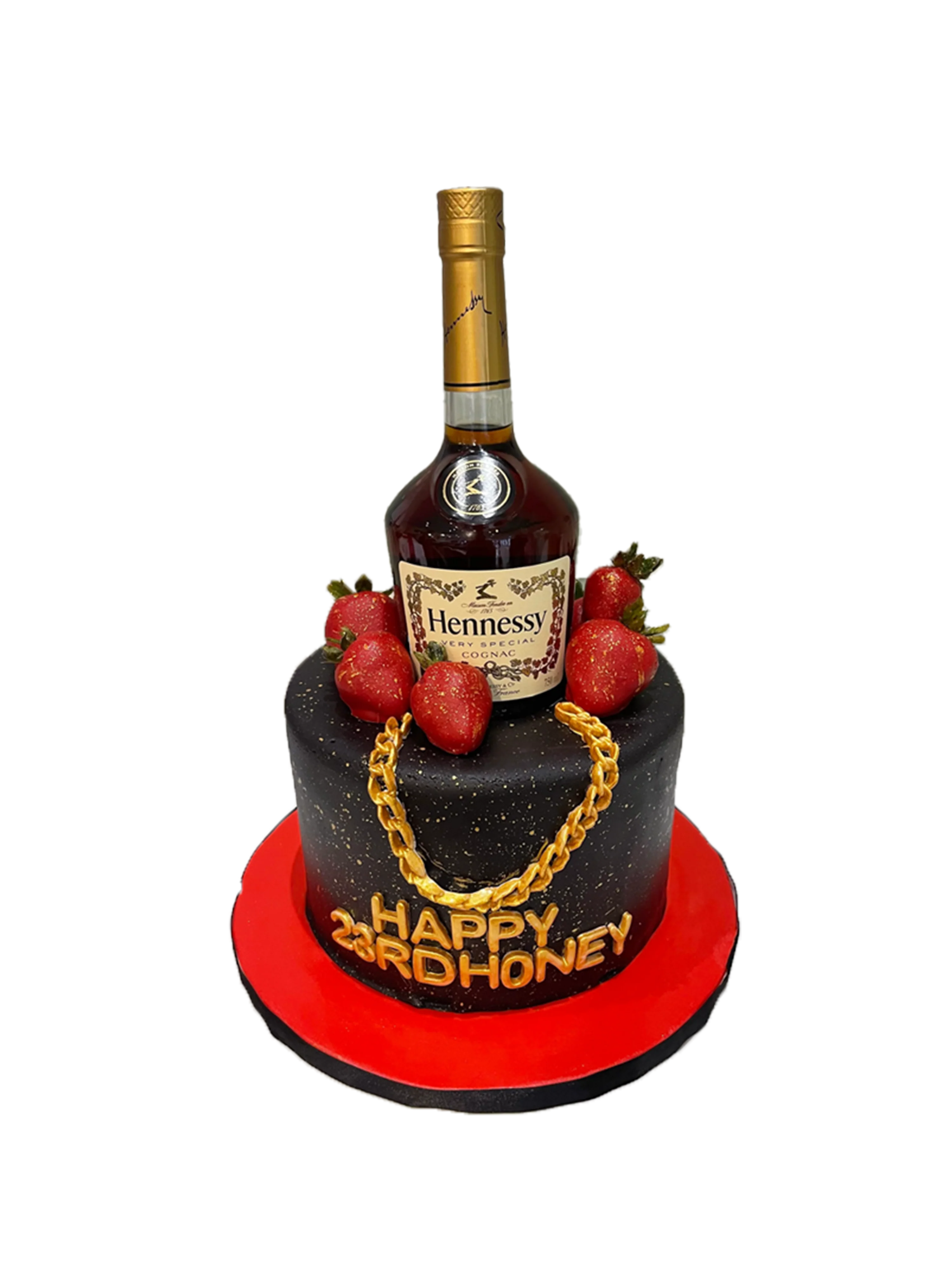 Honey Bottle Fondant Cake