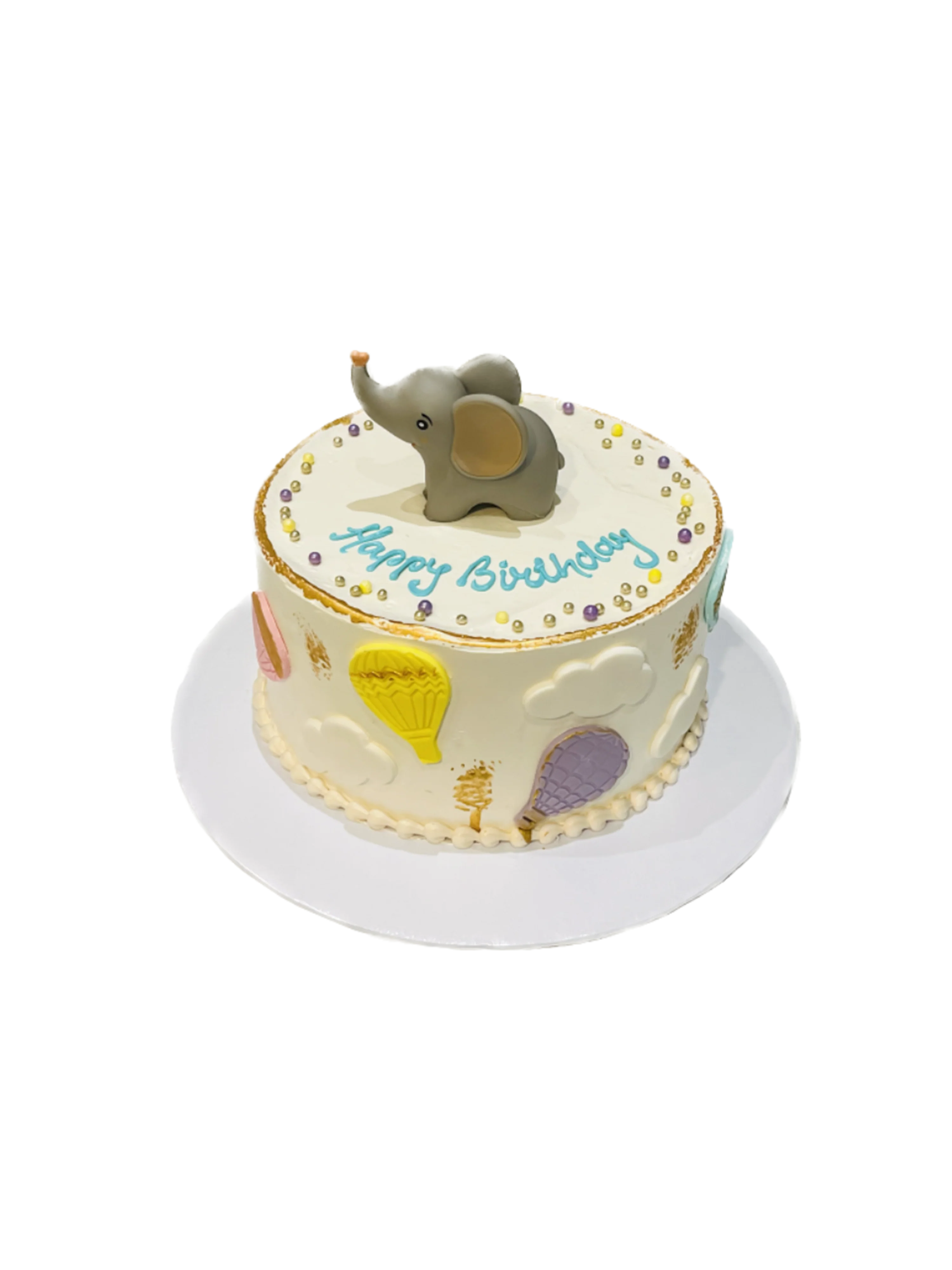 Hot Air Balloon Birthday Cake
