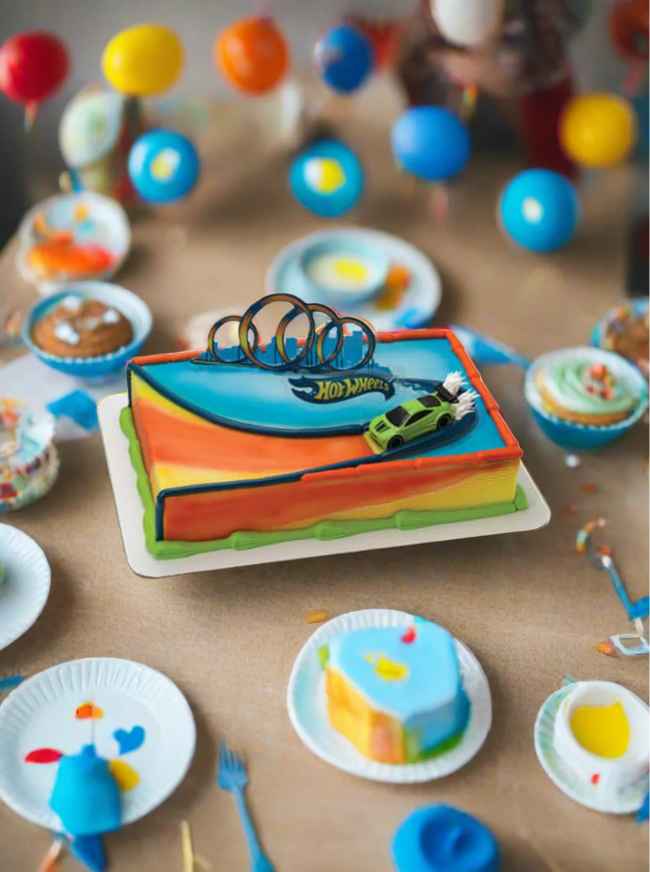 Hot Wheels Drift Cake - Image 2