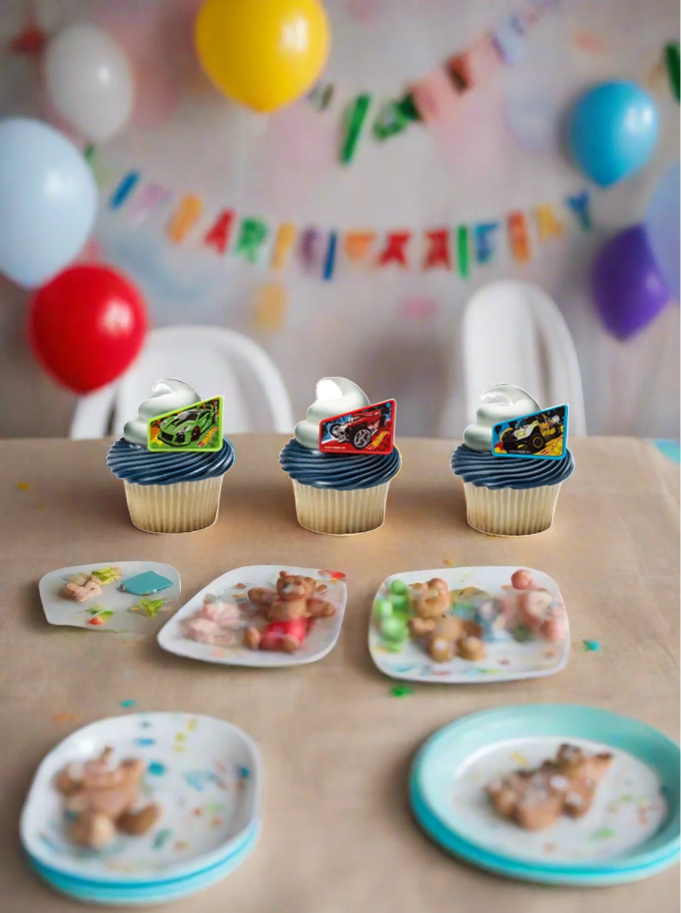 Hot Wheels Way 2 Fast Cupcakes - (Pack of 6) - Image 3