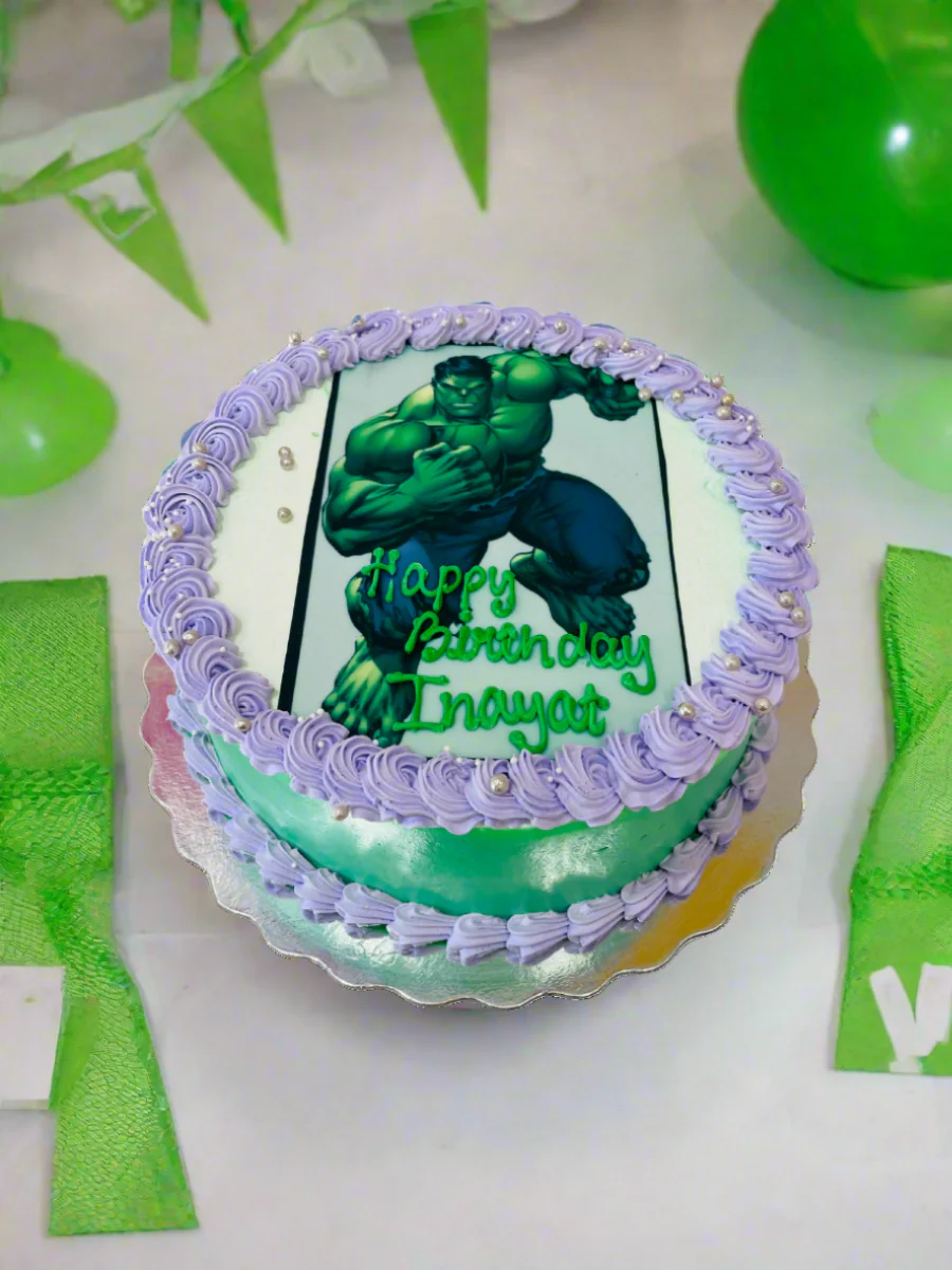 Hulk Photo Cake - Image 2