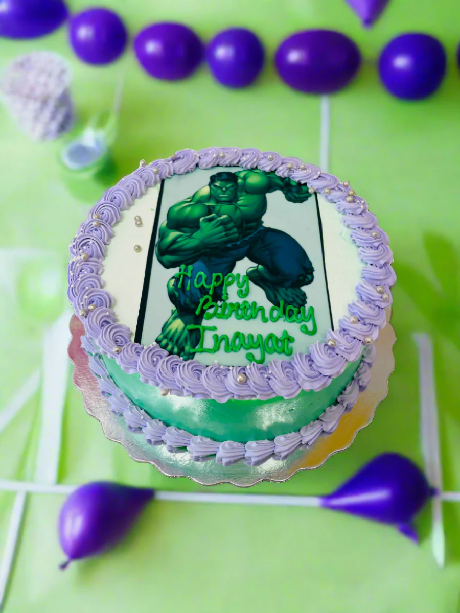 Hulk Photo Cake - Image 3