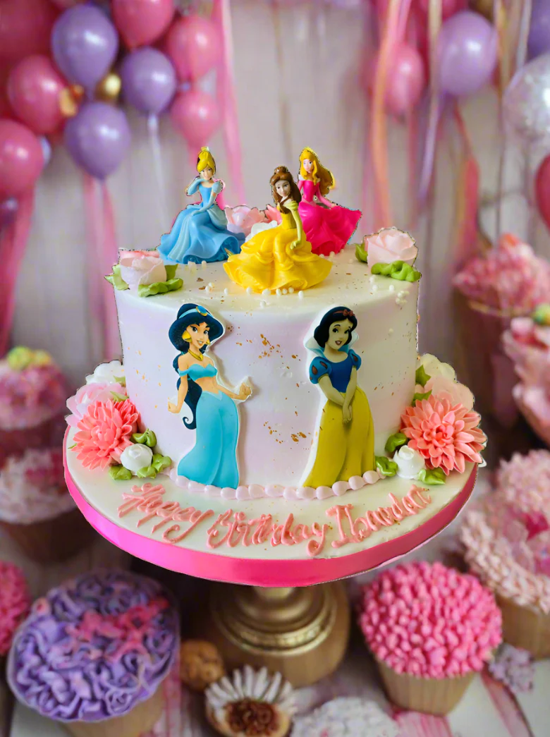 Ibaadat Princess Cream Cake - Image 2